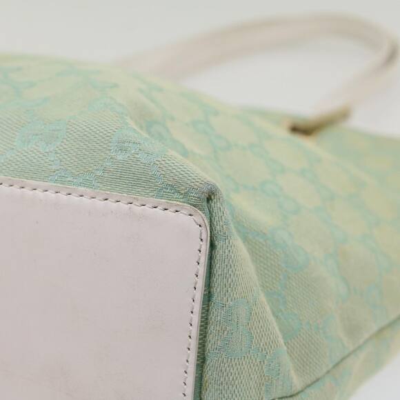 GUCCI GG Canvas Tote Bag Light Blue 002 002 - Picture 10 of 16